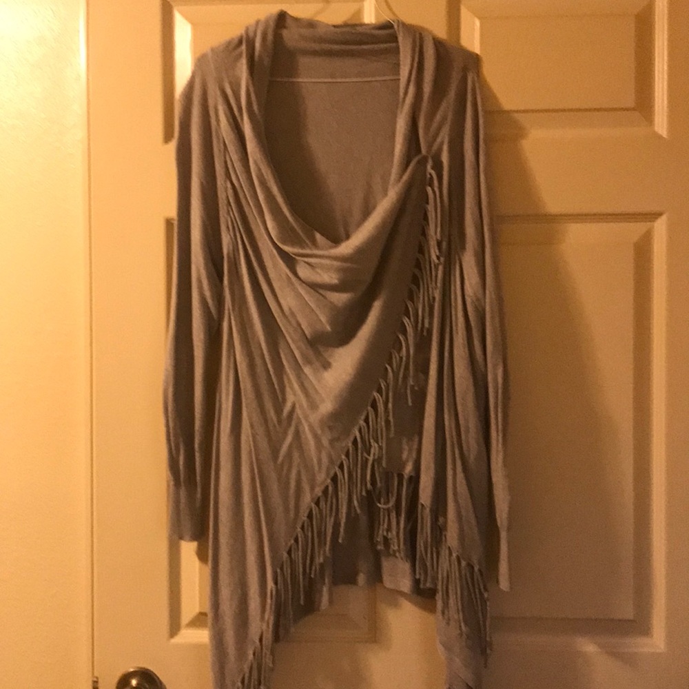 Fringe cardigan